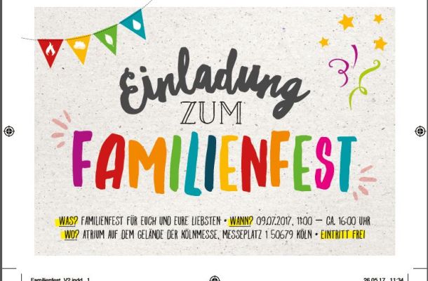 Familienfest Poster