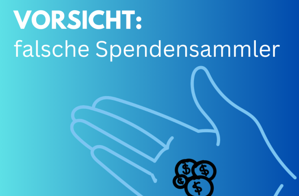 Kopie von Vorsicht vor falschen Spendensammler Instagram Beitrag 35dc679f