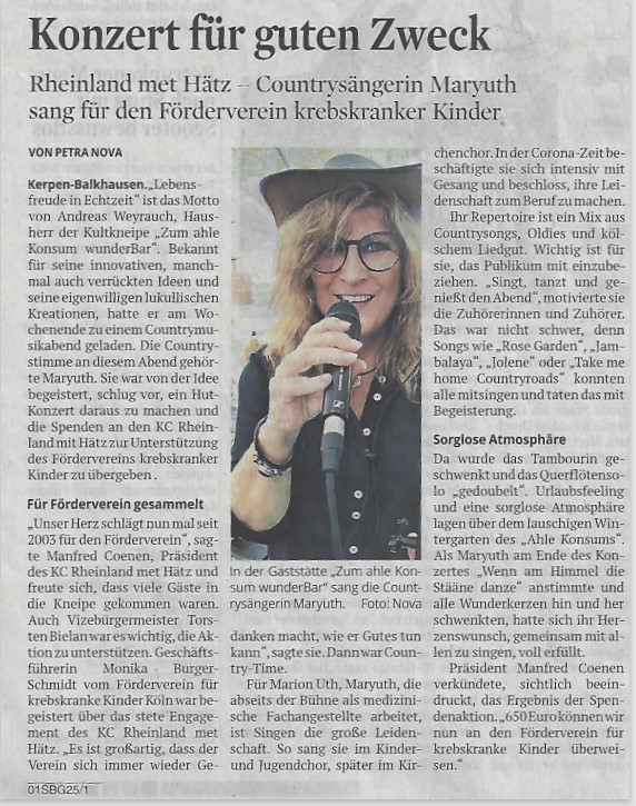 Hutkonzert Rheinland met Haetz 2022