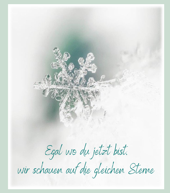 Egal wo du jetzt bist wir schauen auf die gleichen Sterne e1670931003568