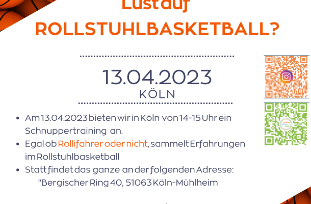 Poster Rollstuhl Baba Schnuppertag ca89eab6